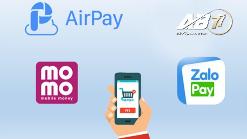 Rút tiền AB77 qua Momo, Zalo Pay và các ví điện tử