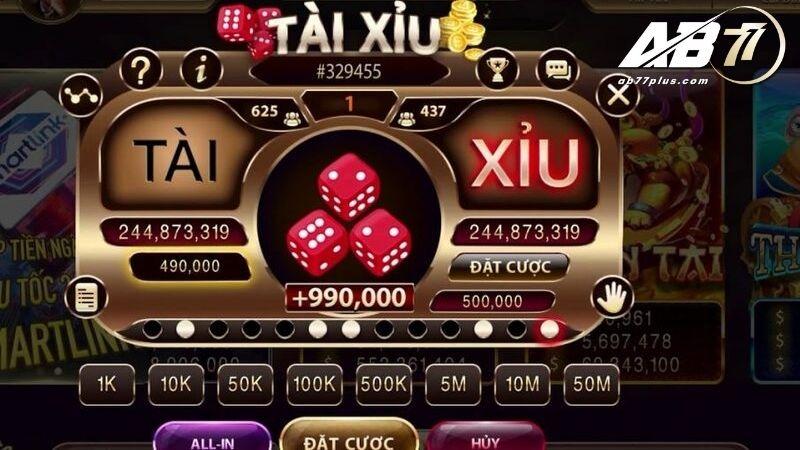 Giao diện game của tài xỉu MD5 rất bắt mắt