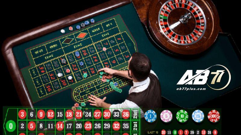 Chọn chip cược để chốt số trong game roulette